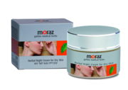 Натуральный ночной крем для сухой кожи лица Moraz Herbal Night Cream